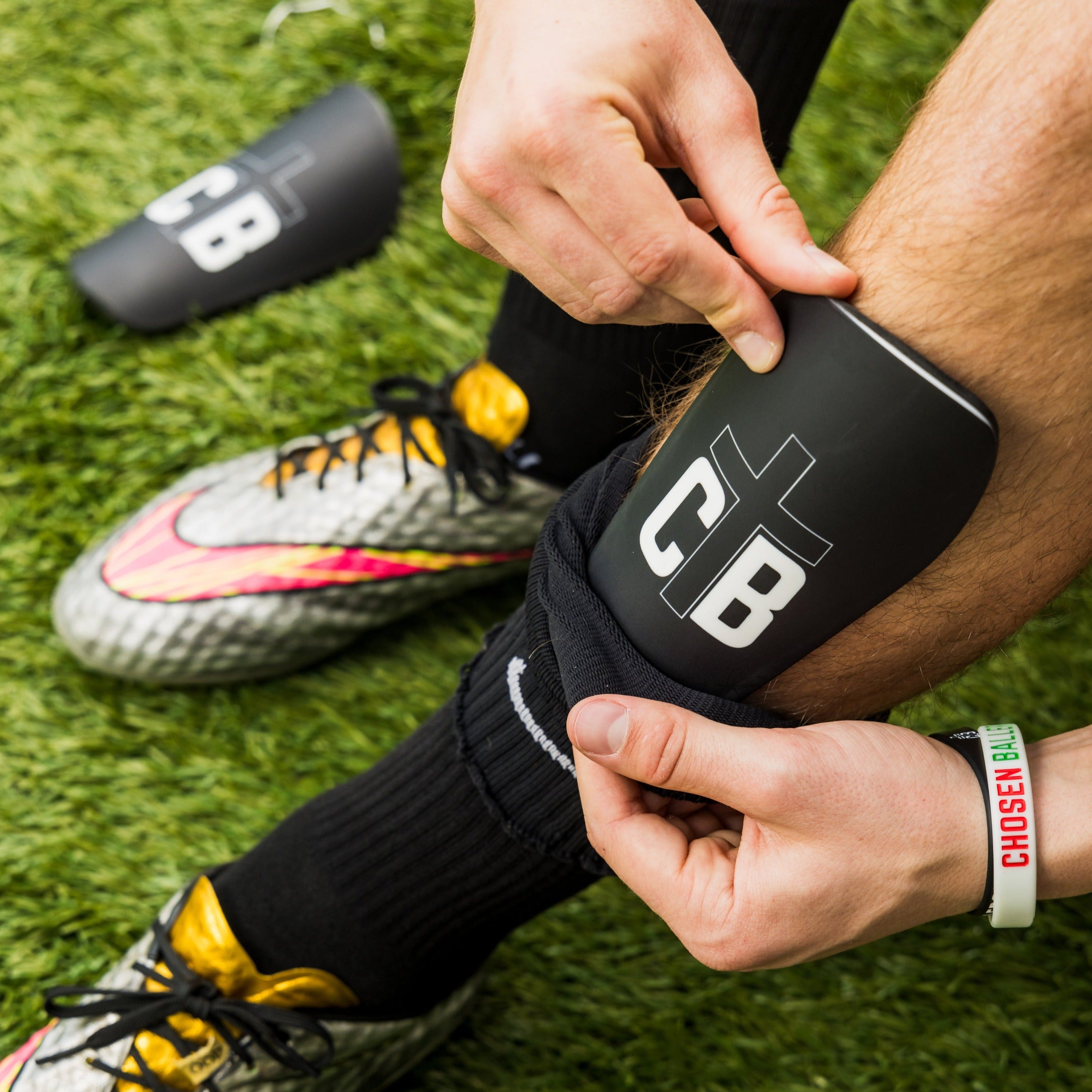 Black Standard Shin Pads